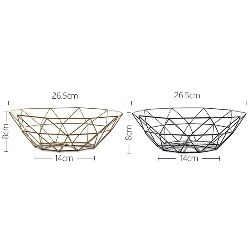 

Fruit basket Scandinavian style Pure fruit basket Storage basket Fruit/vegetable/snack storage basket miscellaneous goods Iron