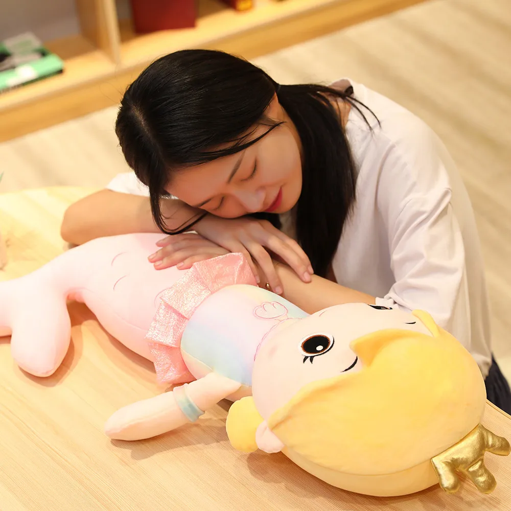 

30cm-110cm Mermaid Plush Toys Pillow Soft Stuffed Plush Animals Dolls Kids Toy Baby Sleep Partner Girl Birthday Christmas Gifts