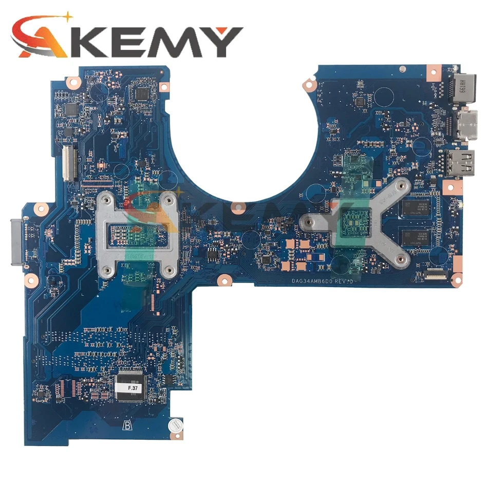 Günstig FÜR HP Pavilion 15-AU Laptop Motherboard 901583-601 901583-001 DAG34AMB6D0 DDR4 W/ 940MX 4GB I7-7500U 100% Vollständig Getestet