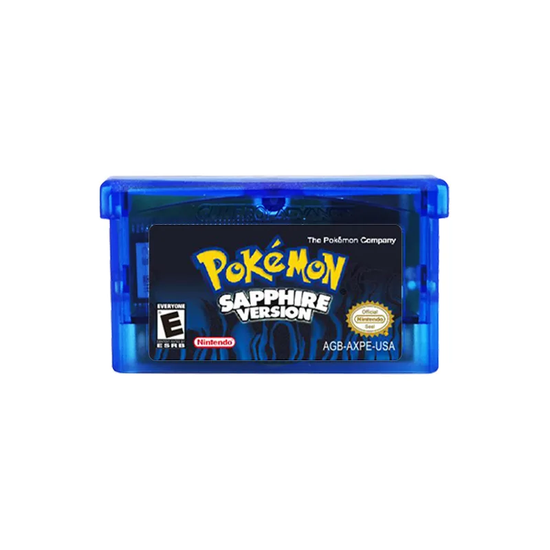 

Pokemon Game Card Series Ruby Firered Emerald Sapphire Video Game Cartridge Console Card English Language NDSL GB GBC GBM GBA SP