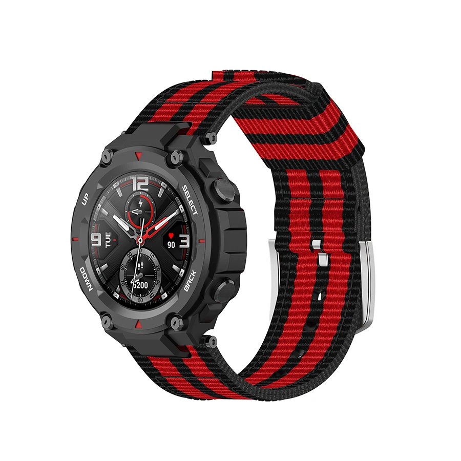 Сплетенный ремешок для Xiaomi Huami Amazfit T-REX Pro часы смарт-браслета T-Rex TRex браслет