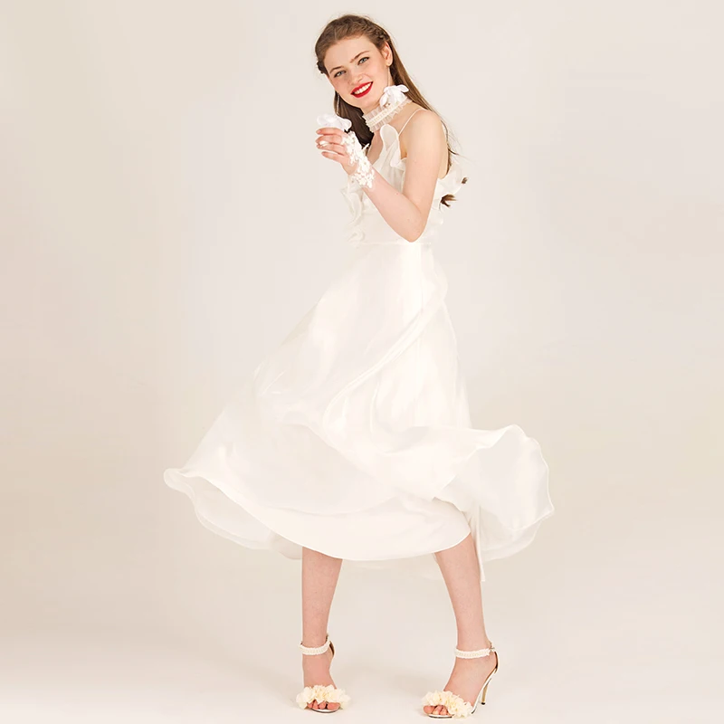 Сексуальное Белое Летнее Длинное Платье Макси элегантное ТРАПЕЦИЕВИДНОЕ ПЛАТЬЕ