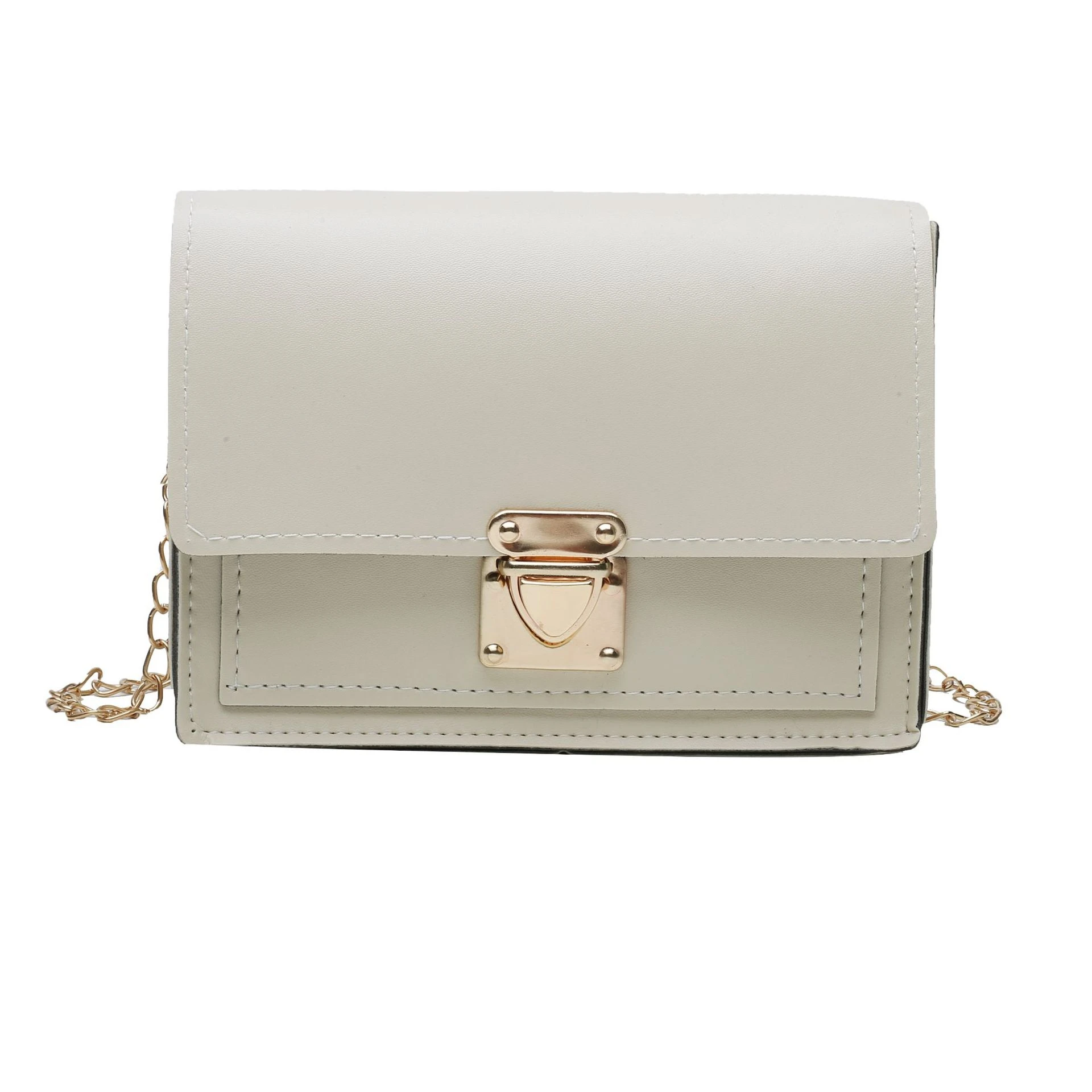 Женская квадратная сумка через плечо на с цепочкой Высококачественная кошелек