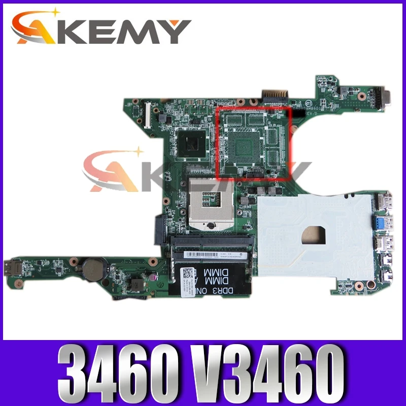 

Оригинальная материнская плата для ноутбука DELL Vostro 3460 V3460 P33G материнская плата CN-0JK5GY 0JK5GY DA0V08MB6D1 SLJ8C