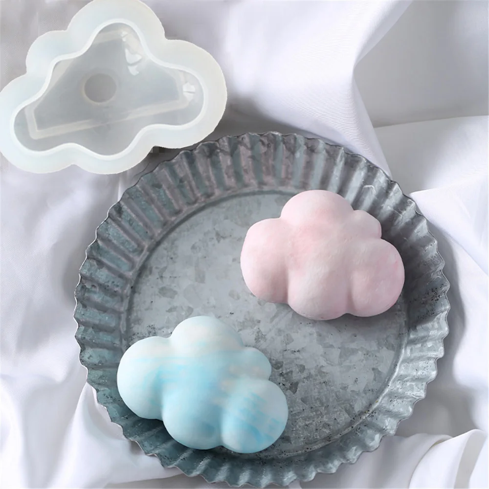 Форма листа пластиковые формочки для печенья 3D форма облака Шоколад силиконовая