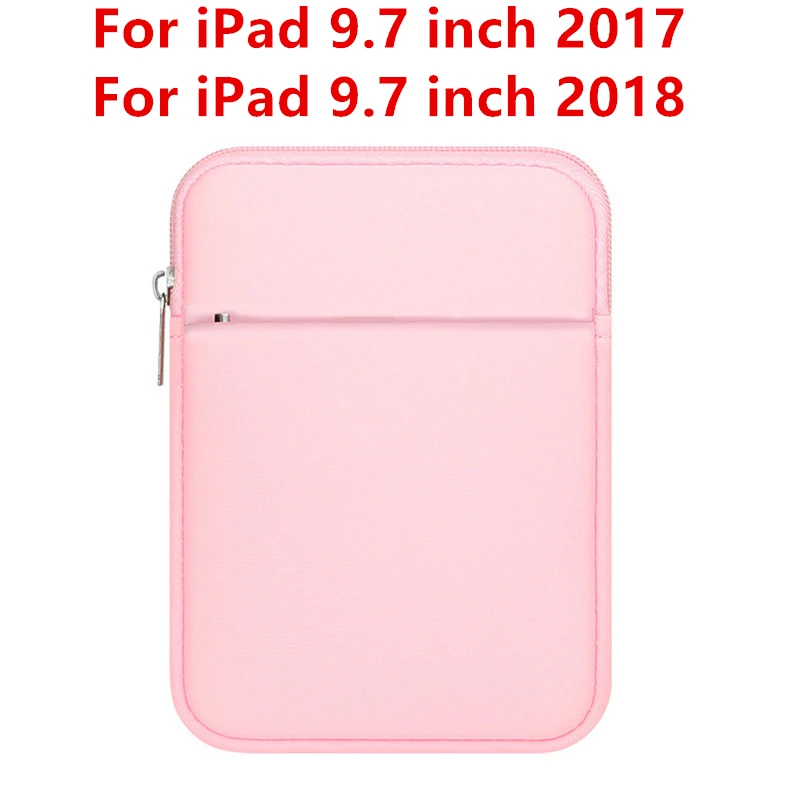 Pink 9.7 2018 Для iPad 9,7 чехол для планшета Чехол-карман для iPad Air 2/1 Pro 10,5 Pro 11 Mini 4 Обложка для iPad Air 10,5 10,2 Coque - Цвет: Pink 9.7 2018
