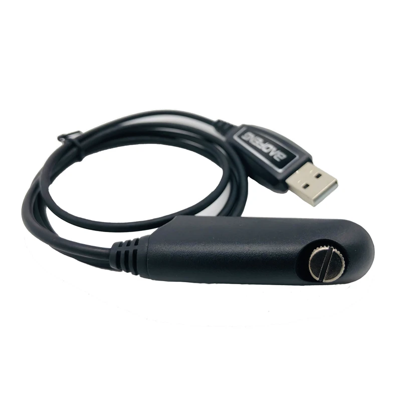waterproof original baofeng usb programming data cable with cd software for walkie talkie uv9r a 58 uv 9r plus bf 9700 uv 9rplus free global shipping
