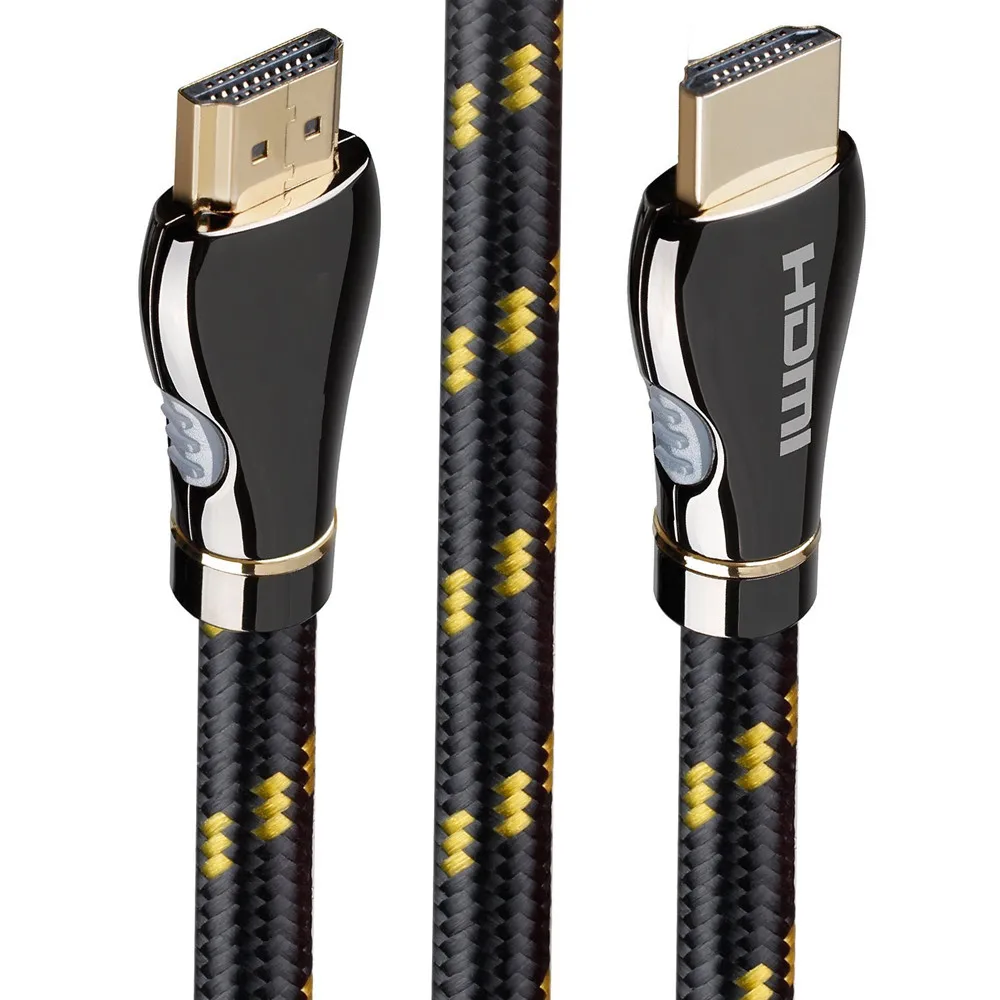 Кабель HDMI 2 0 4K 60 Гц штекер проекционный кабель для компьютера Плетеный HD Ethernet шнур