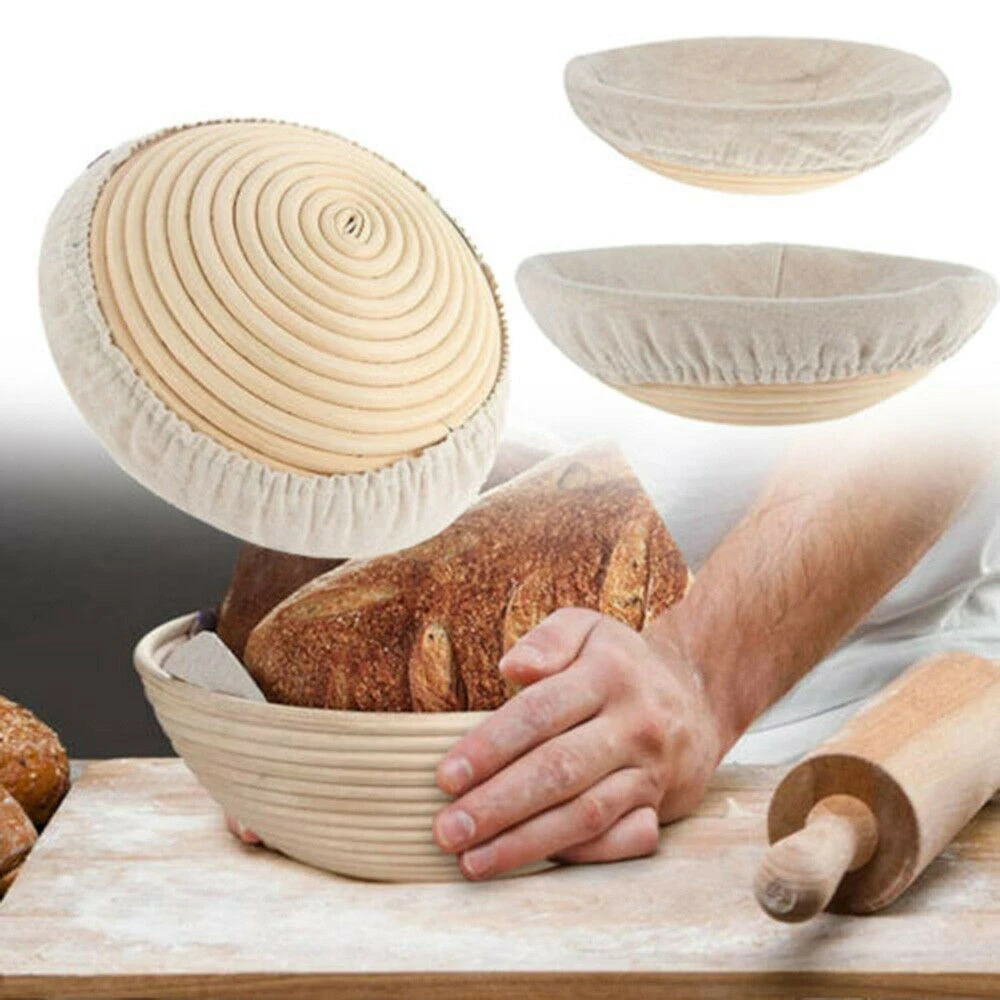 11 разных моделей корзины для теста из ротанга Banneton Brotform хлебостойкие