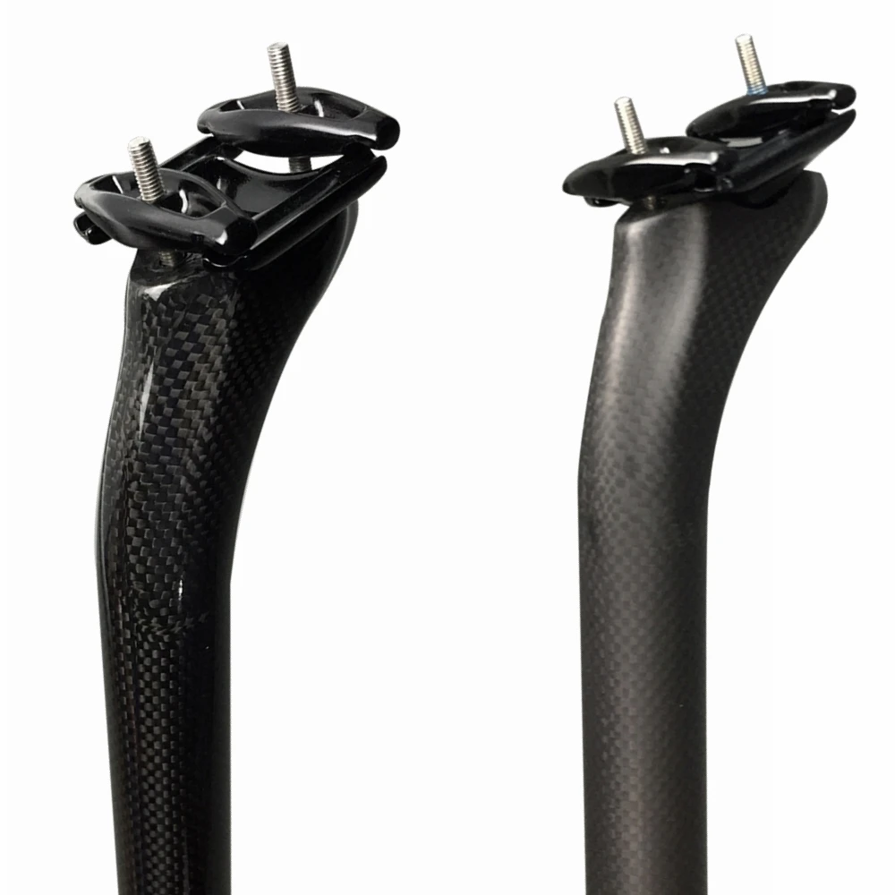 

NO LOGO Full 3K Carbon Fiber Seatpost Bike Seat Post 27.2mm 30.8mm 31.6mm Setback 25mm Bicycle Parts