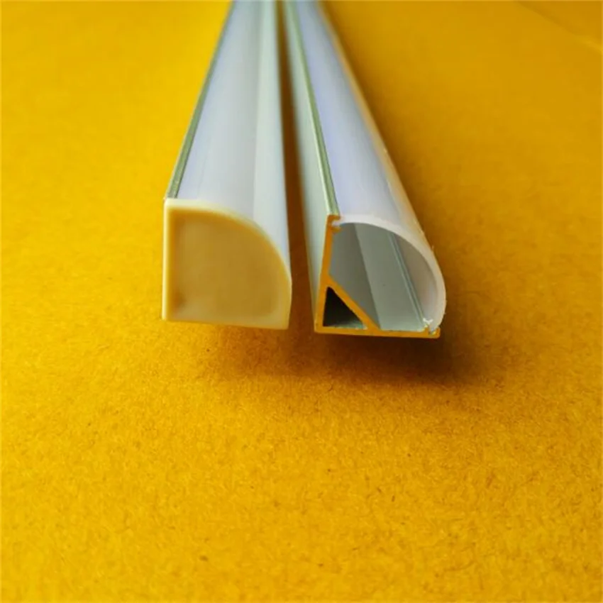 Светодиодный алюминиевый профиль с крышкой для ПК шкафа гардероба канал