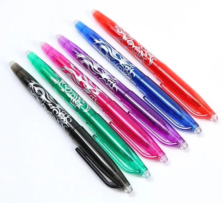 1 шт. Новинка стираемая ручка гелевая маркер цветные чернила 0 5 мм перо пуля на