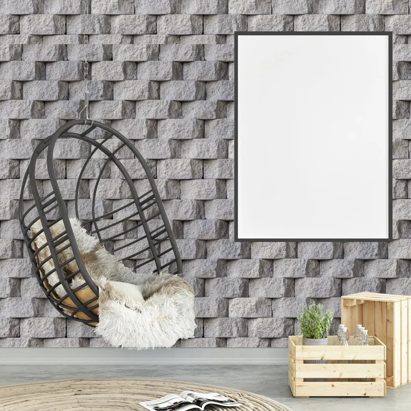 Креативные 3D настенные наклейки кирпичные водостойкие самоклеящиеся обои для