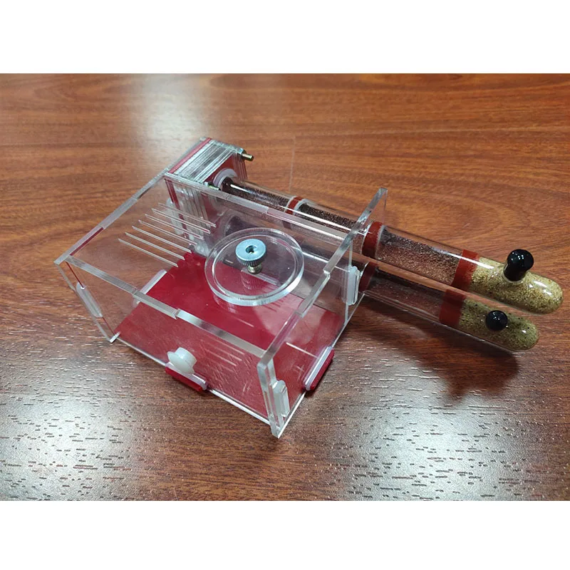 Ant Workshop Double Test Tube Nest Desktop Decoration Mini Pet Alternative Birthday Gift 15mm Caliber Acrylic | Дом и сад