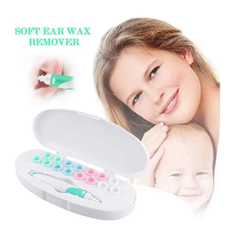 Ear Cleaner Easy Wax Cleaning Tools Spiral Earwax Remover with 16pcs Replacement Tips Earpick Health Hearing Aid | Дом и сад