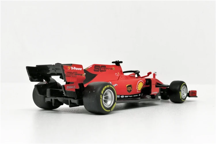 BBurago 1:43 F1 SF90#5 Sebastian Vettel#16 Charles Leclerc нормальная версия Formula one гоночный литой автомобиль