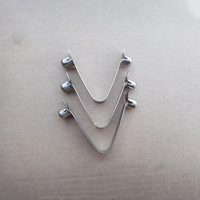 Металлическая пряжка 5/6/8/9/10 мм двойные бусины V образная бусина позиционирование