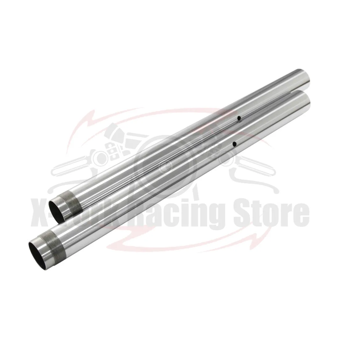 

Передняя вилка трубы для электроскутера серебро одна пара для Yamaha FZ8 2011-2015 2012 2013 2014 39P-23110-00-00 43x535mm