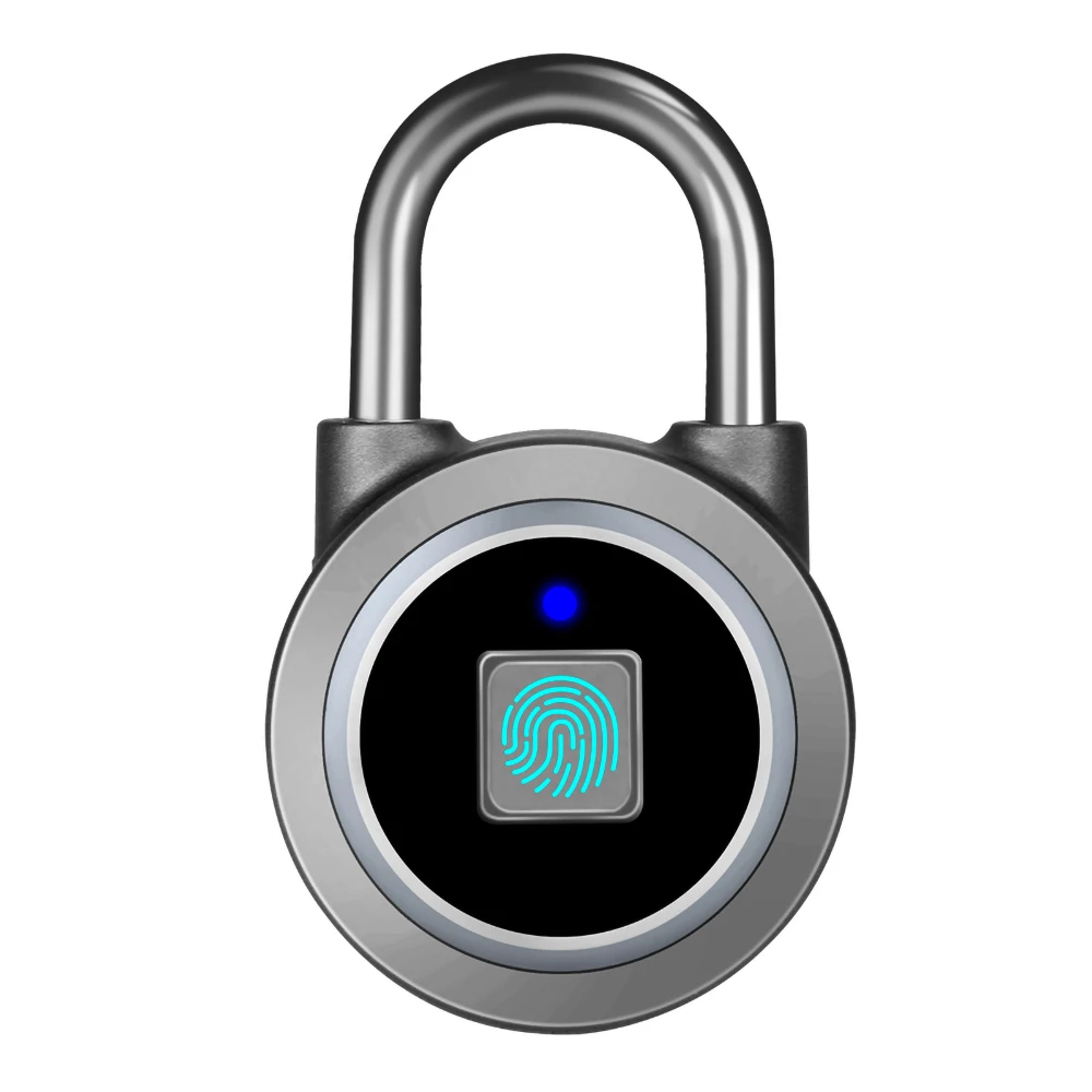 

Fingerprint Lock Smart Padlock APP Unlock Keyless Fingerprint Lock Anti-Theft Security Door Padlocks for Bag Drawer Suitcase