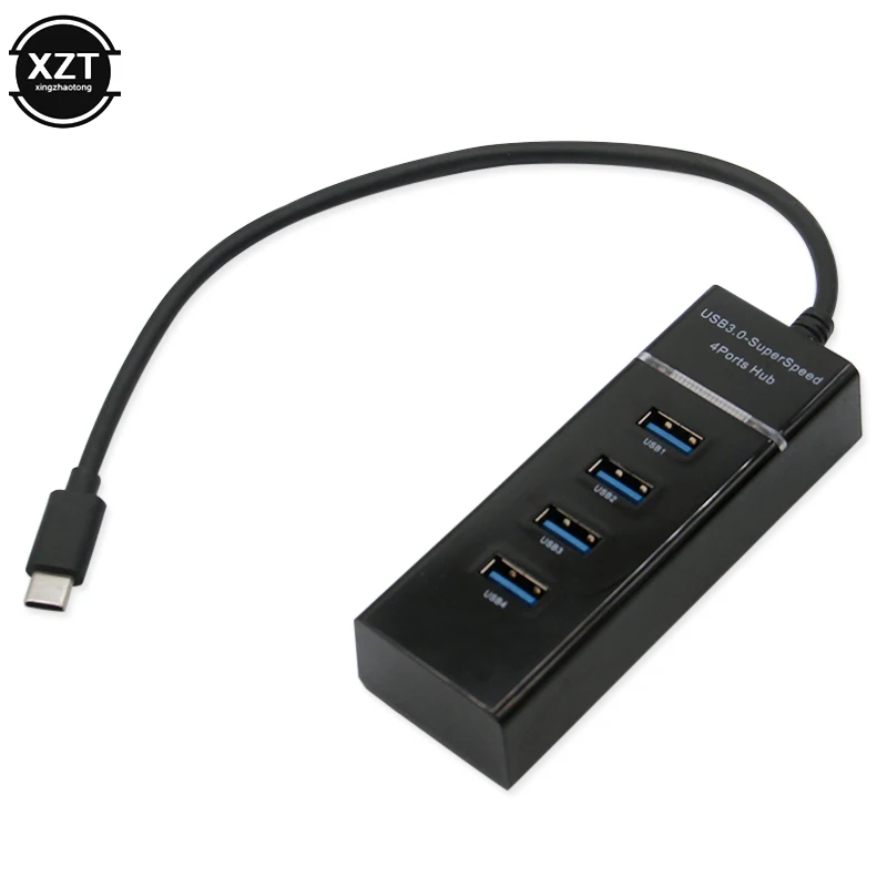 USB-разветвитель с 4 портами 3 0 дюйма Type-c |