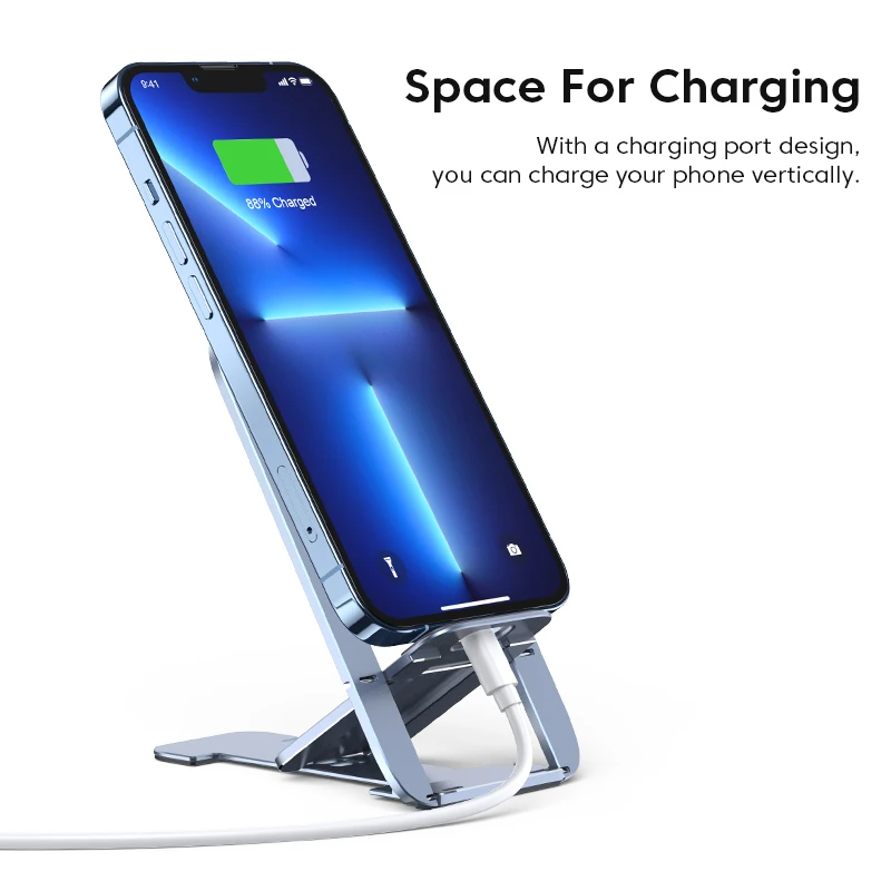 kuulaa foldable mobile phone holder stand for ipad iphone 13 samsung desk holder adjustable smartphone cell phone stand desktop free global shipping