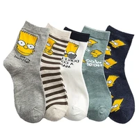socks in the spring and autumn cartoon fashion socks for women couples joker socks for men and women wholesale