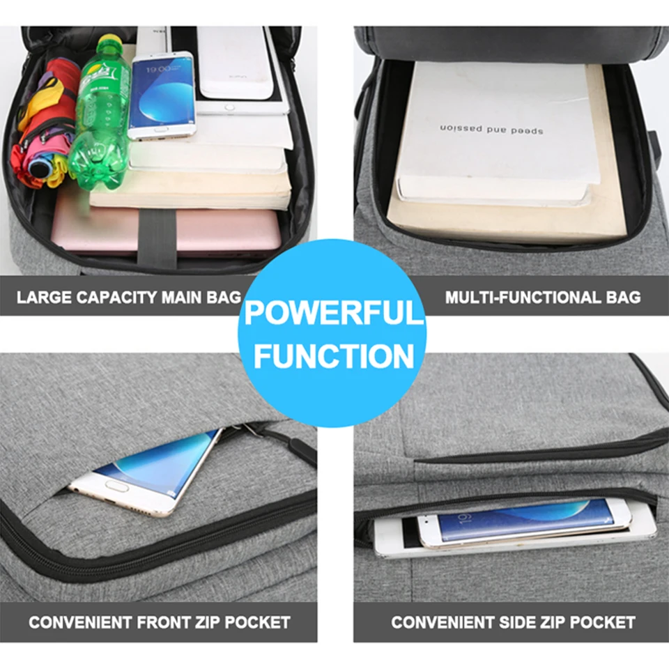 Деловой рюкзак умная сумка для ноутбука 15 6 дюймов мужчин путешествий женщин