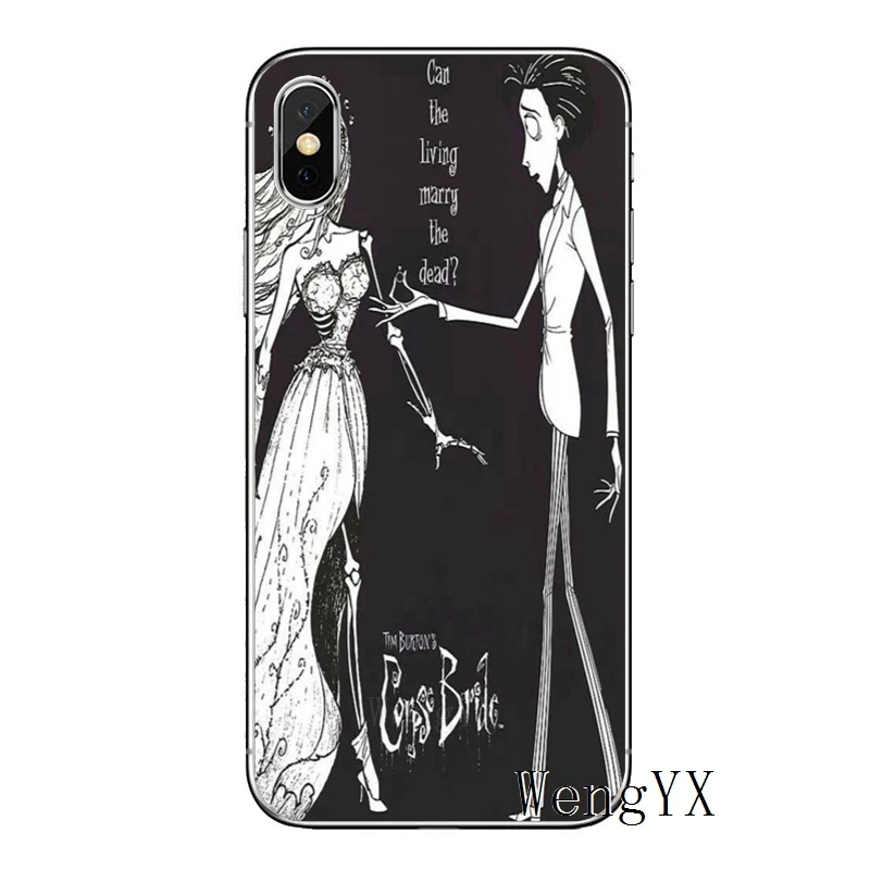 Tim Burton s Труп невесты для samsung Galaxy A10 A30 A40 A50 A60 A70 huawei P30 lite pro P Smart Y6 мягкий чехол