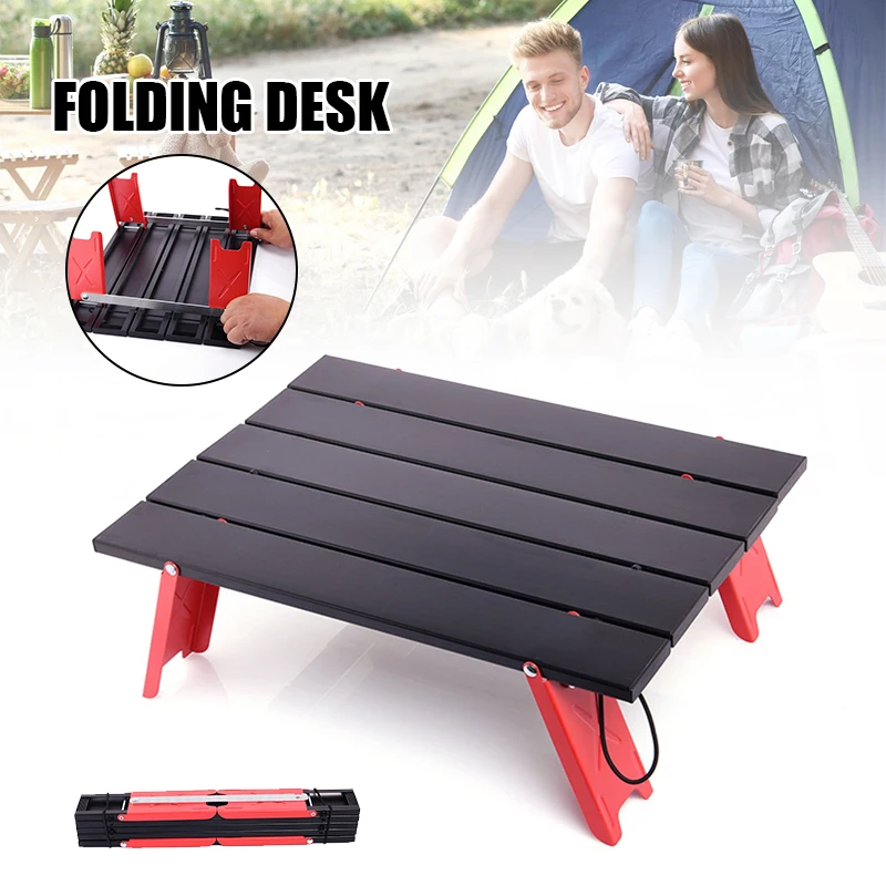 

Легкий складной стол для кемпинга из алюминиевого сплава, маленький стол для кемпинга и пикника, Уличное оборудование MDJ998