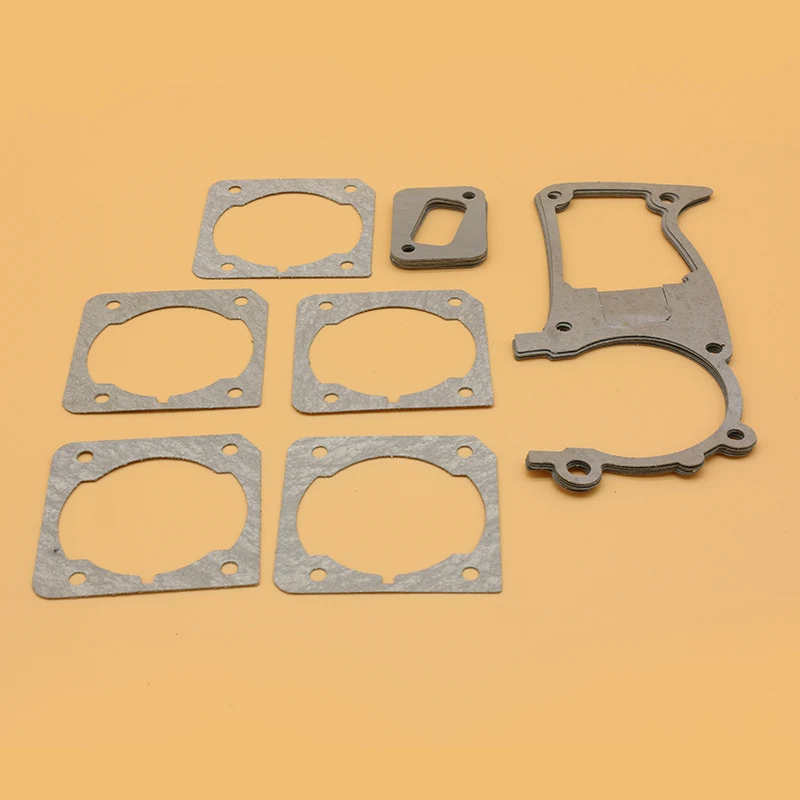 5Pcs Crankcase Cylinder Muffler Gasket Kit Fit For HUSQVARNA 353 350 340 345 346 XP Garden Gas Chainsaw Spare Parts
