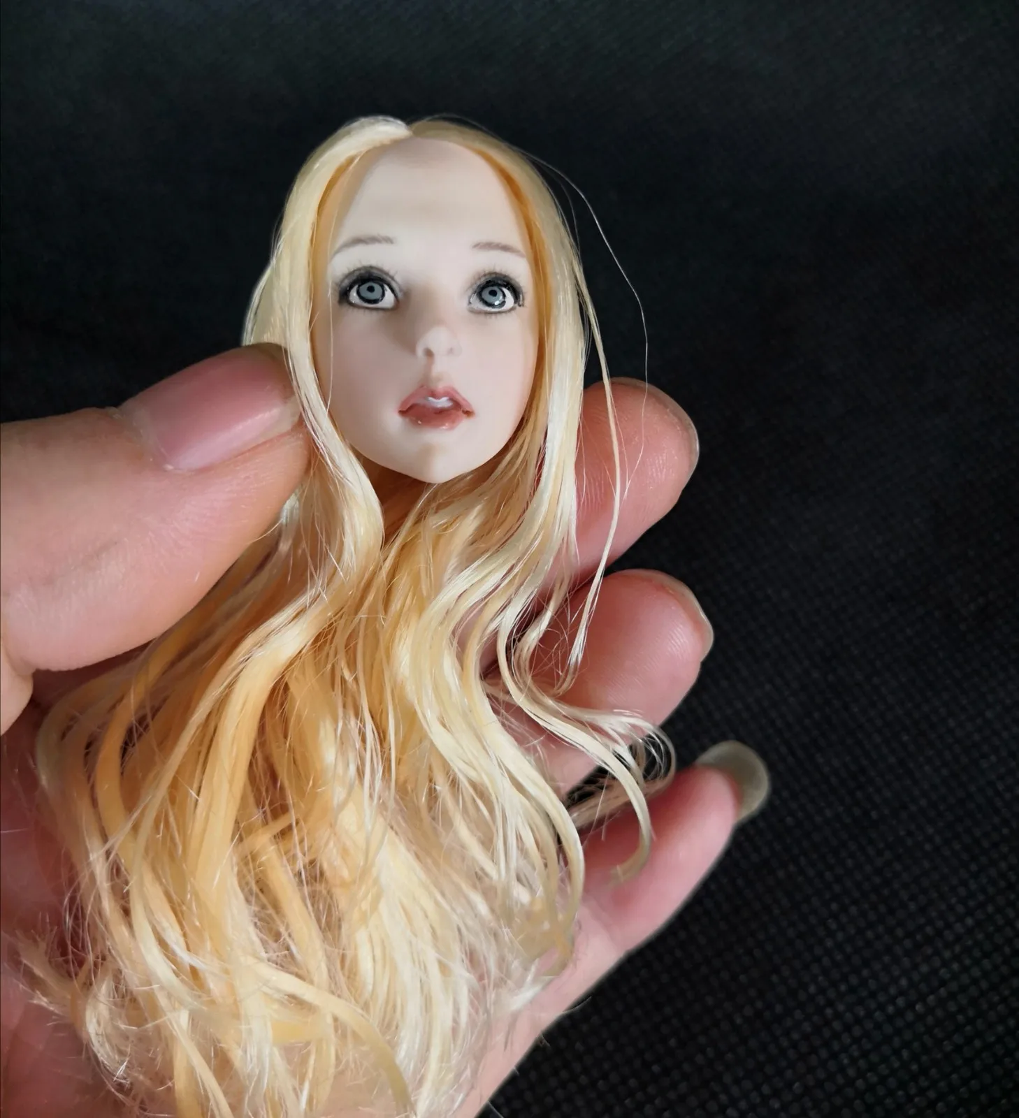 

1/6 Scale female Anime cute blond girl fit DIY 12 inches Action figure dolls