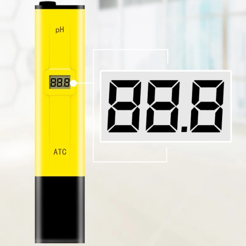 PH метр 0 01 Высокоточный тестер качества воды диапазон измерений для бассейна |