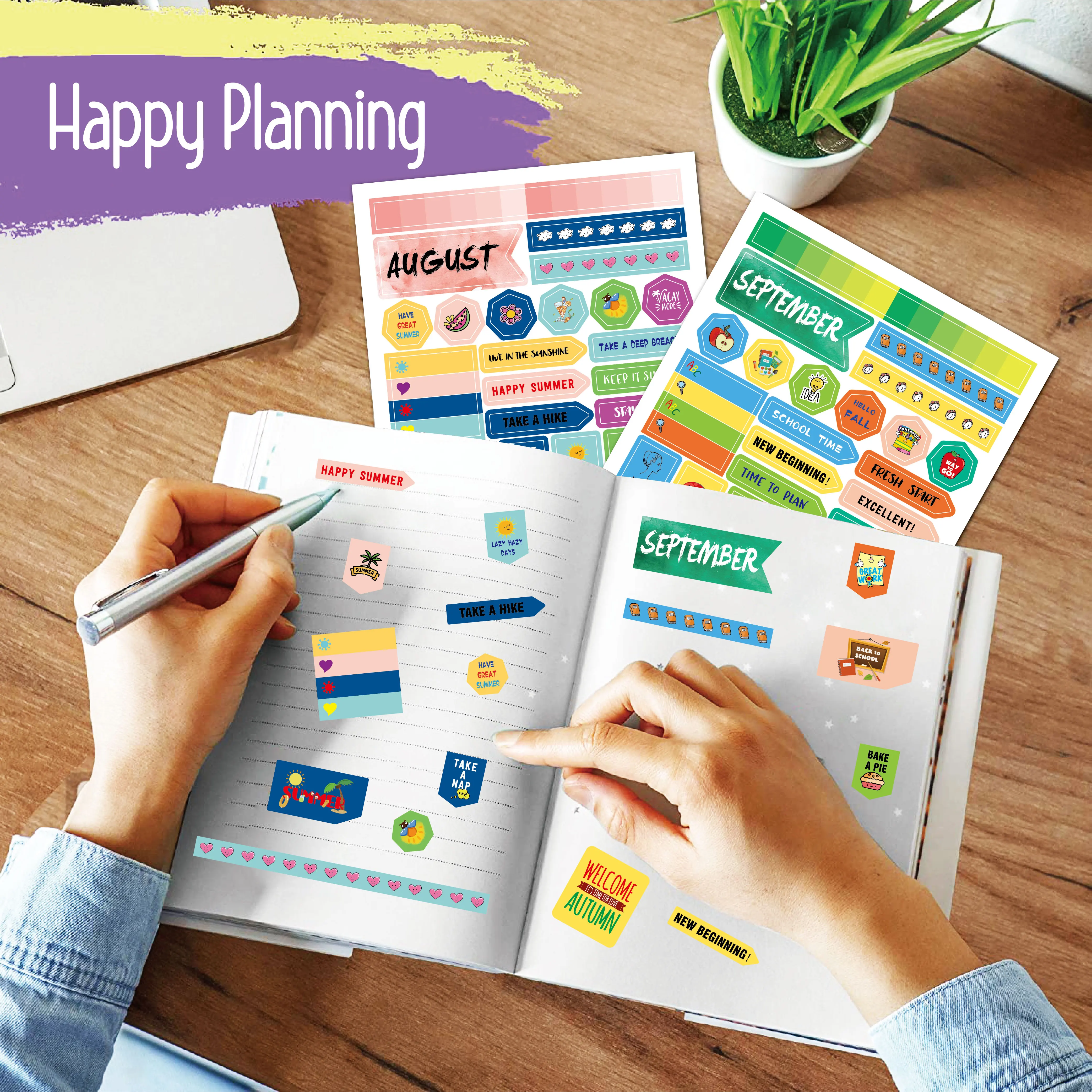 Планировщик наклейки DIY еженедельные украшения Скрапбукинг материал Канцтовары