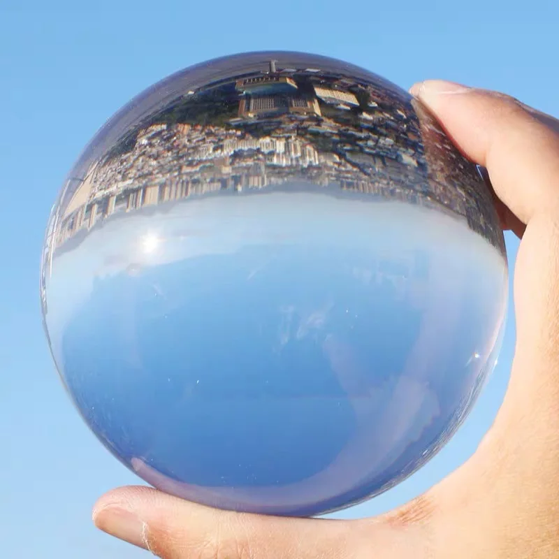 9 см прозрачный цирсталь Lensball фотография украшение акробатика креативный