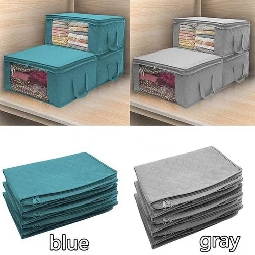 

Clothes Blanket Quilt Closet Box Organization Clothing Wardrobe Organizer Bag Home Foldable Storage High capacity Storage Bags
