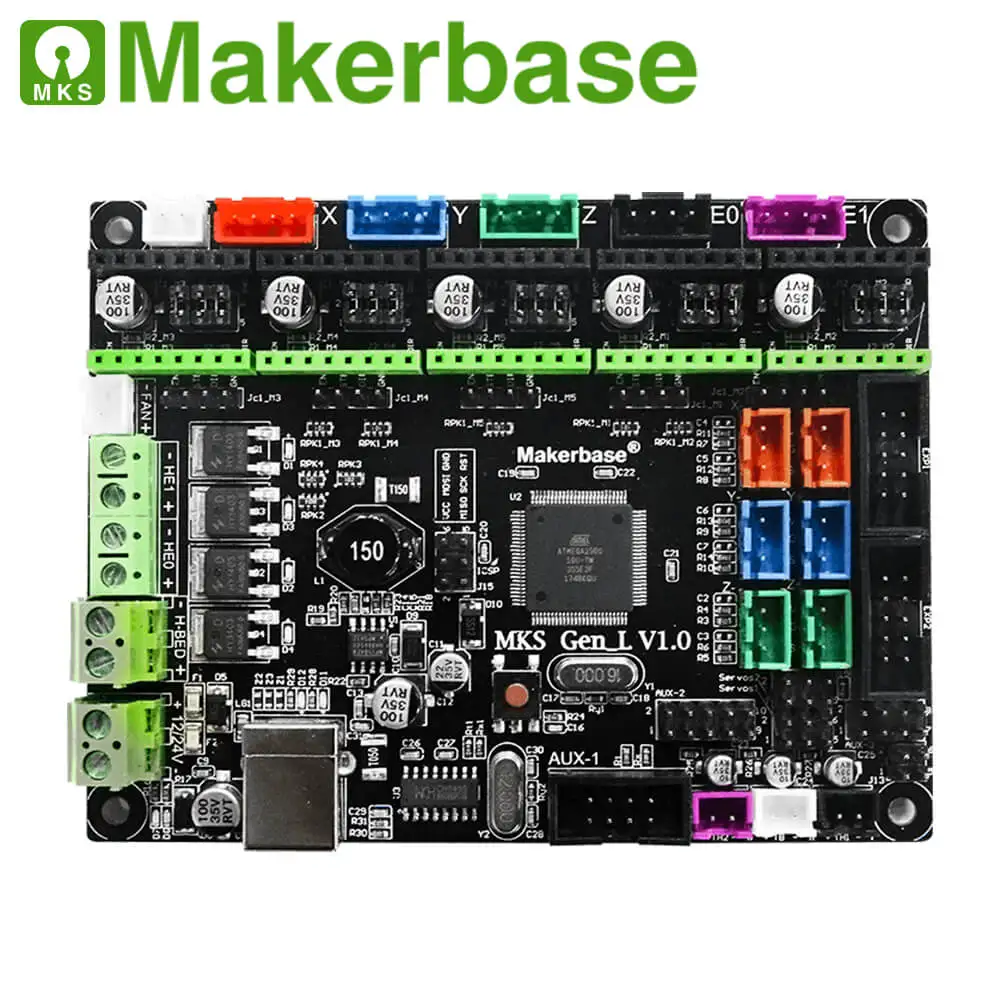 Оригинальный Makerbase MKS GEN L V1.0 материнская плата 3D принтер Поддержка карт