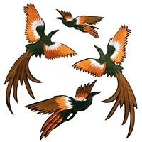 fine animal god bird phoenix patches clothing appliques embroidery stickers diy apparel decals clothes decor free delivery
