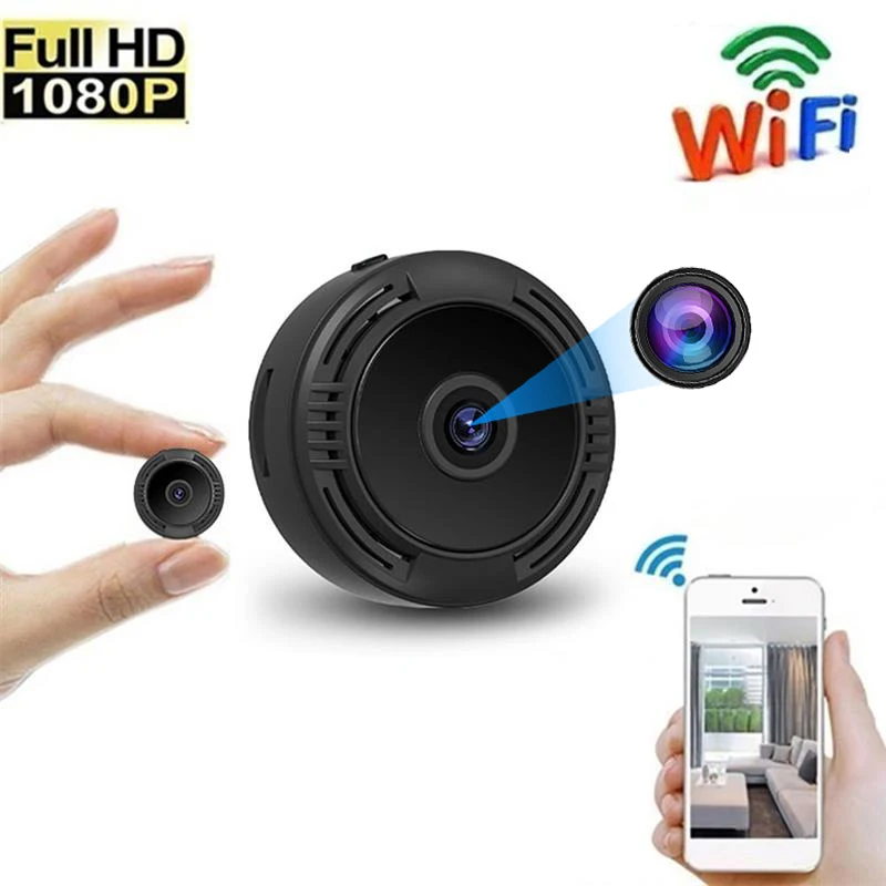 

HD 1080P Mini Camera Wifi Night Vision Security Video Surveillance App Remote Viewing Portable Outdoor Aerial Drone Camcorder