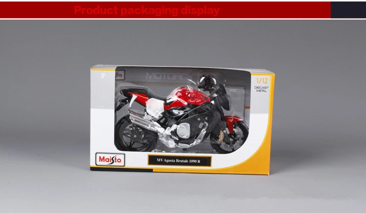 Maisto 1:12 MV Augusta 1090 RR моделирование сплав мотокросса серии авторизованный игрушечный мотоцикл автомобиль Коллекционирование подарки