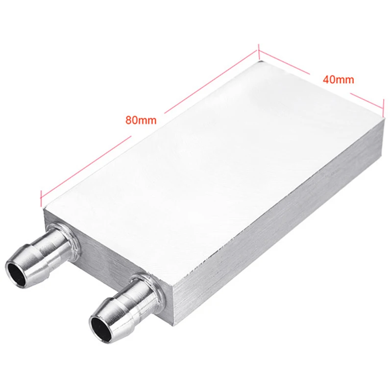 Алюминиевый блок охлаждения жидкостной воды для компьютера Cpu Радиатор ПК и