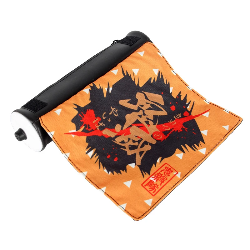 

Anime Kimetsu No Yaiba Demon Slayer Student School Scroll Canvas Pen Pencil Case Box Storage Bag Stationery Kids Gift