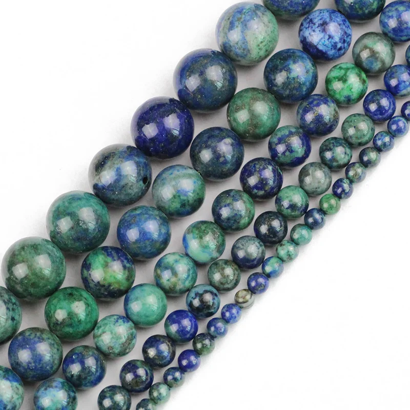 

4/6/8/10/12MM Phoenix Lapis Lazuli Natural Stone Ore Round Loose Beads Ball For Jewelry Bracelet Necklace Making DIY Accessories