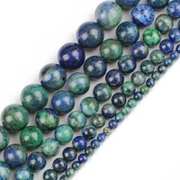 4681012mm phoenix lapis lazuli natural stone ore round loose beads ball for jewelry bracelet necklace making diy accessories