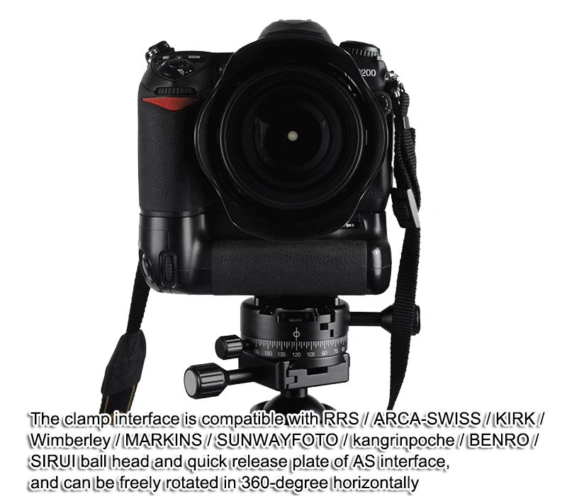 Панорамная головка iShoot 360 64 мм зажим для панорамной камеры RRS SIRUI Arca-Swiss BENRO MARKINS