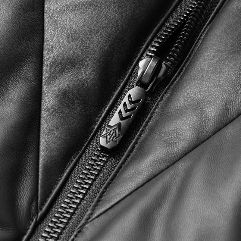 

sheepskin Men's long coat, real winter 2020, warm coat, North Korean wallet