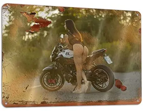 

Винтажный жестяной ретро-знак для мотоцикла, плакат на мотоцикл, металлический винтажный Железный знак с рисунком, Забавные знаки на стену (...