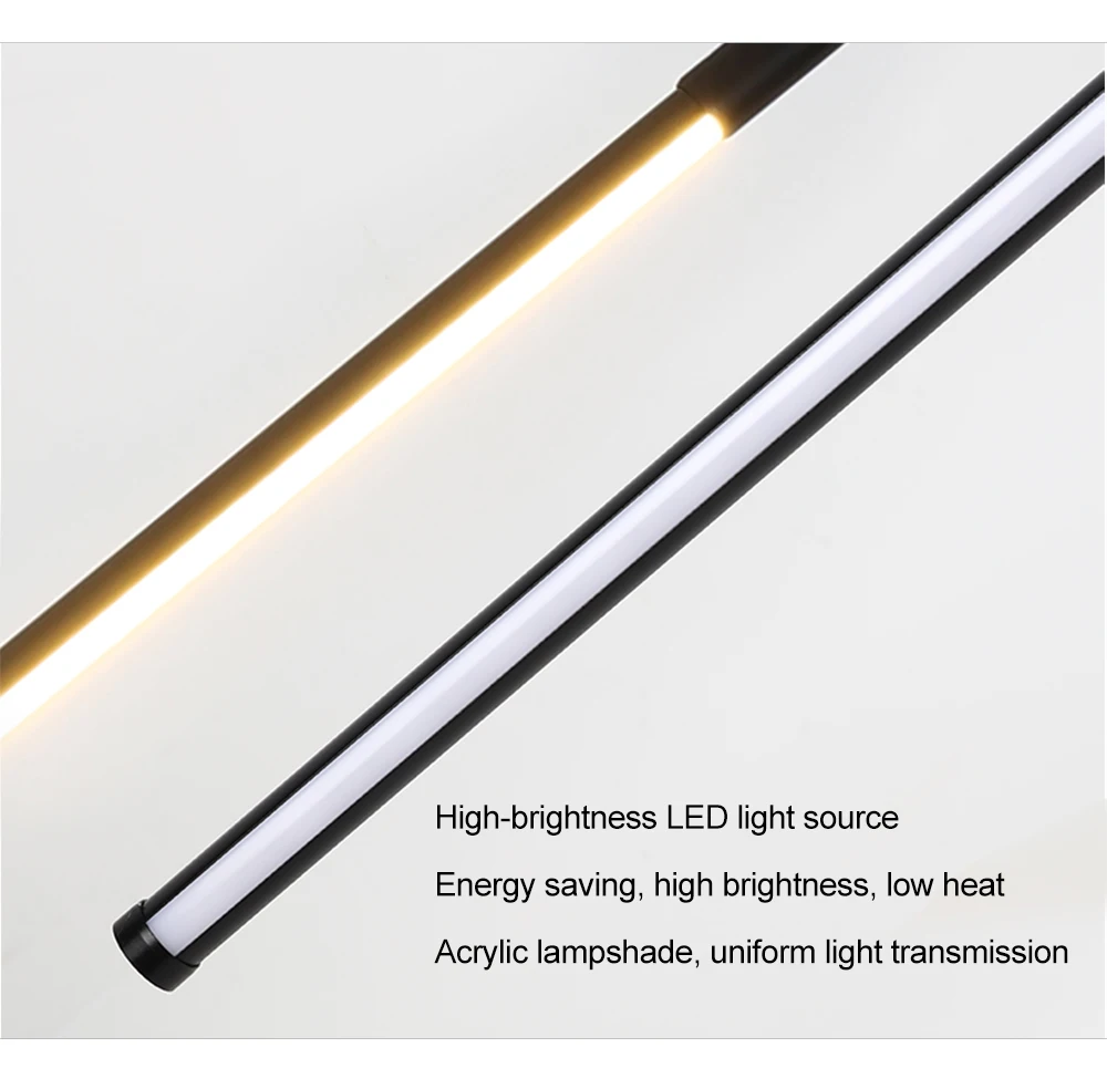 

Hartisan LED Pendant Light Modern Strip LED Light Aluminum Design Hanging Lamp Dinning Room combination Indoor Lighting Fixtures