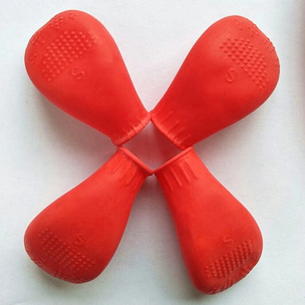 4 шт./лот резиновые водонепроницаемые носки для собак переносные сапоги домашних