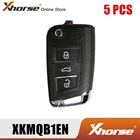Xhorse XKMQB1EN проводной дистанционный ключ для VW MQB Flip 3 кнопки английская версия 5 шт.лот