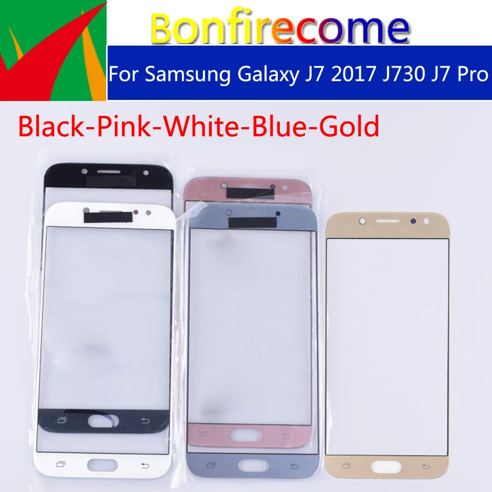 10 шт./партия для Samsung Galaxy J7 2017 J730 Pro SM J730G DS J730F J730GM J730DS ЖК Переднее внешнее стекло
